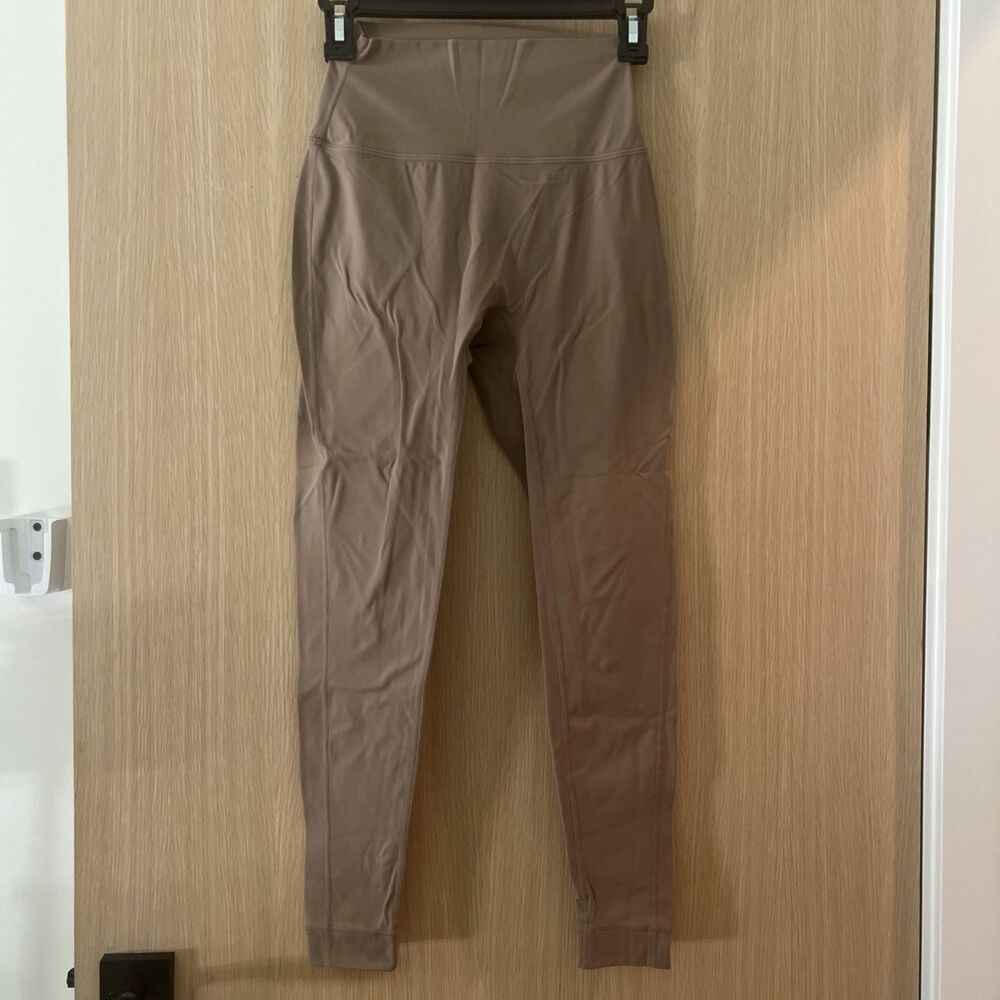 SET ACTIVE Sportbody Leggings Tan Nude Brown Small Athletic Activewear Womens